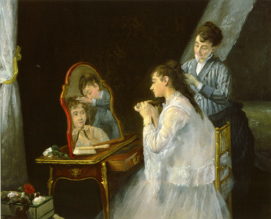 Gonzalès- Die Morgentoilette- um 1875-76