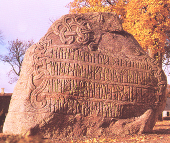 Jelling Rückseite Runenstein Jelling Rückseite