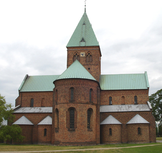 St. Benedikt-Kirche (1170), älteste Backsteinkirche Dänemarks